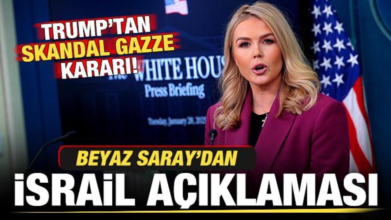 Beyaz Saray'dan son dakika İsrail açıklaması! Trump'tan skandal Gazze kararı