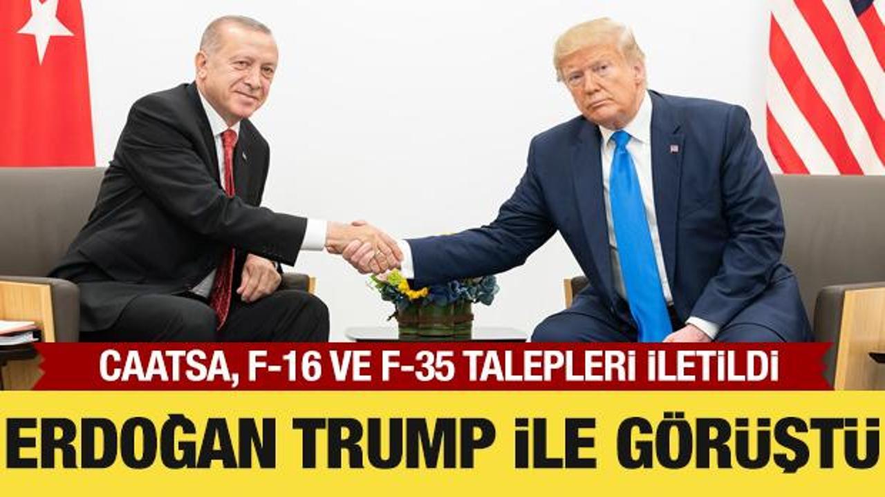 Cumhurbaşkanı Erdoğan, Trump ile g&ouml;r&uuml;şt&uuml;