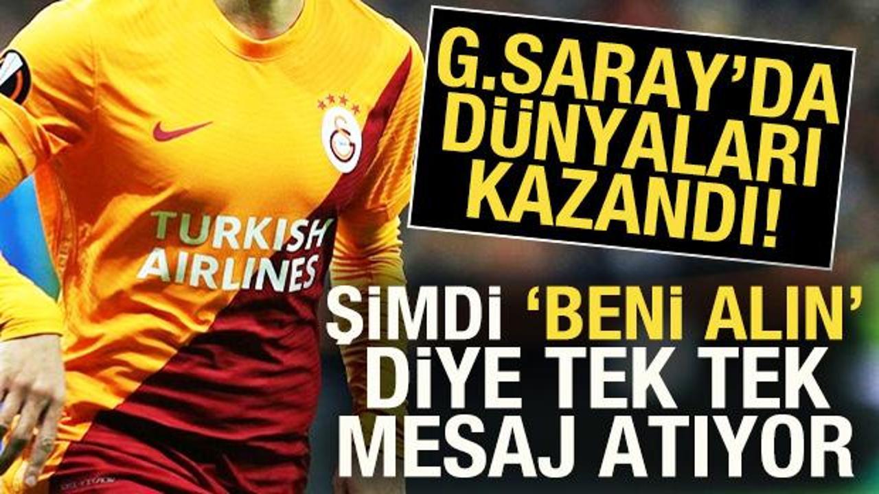 Galatasaray'da para basmıştı! Şimdi 'beni alın' diye tek tek kul&uuml;plere mesaj atıyor