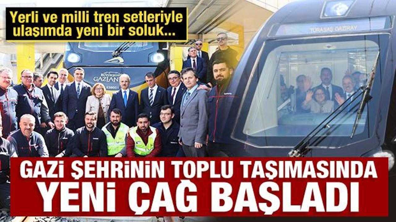 Gazi şehrinin toplu taşımasında yeni &ccedil;ağ: Gaziray