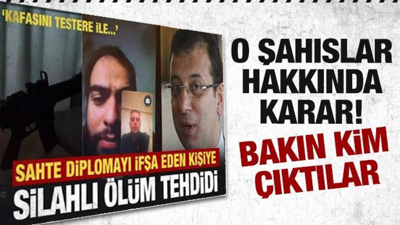 İmamoğlu'nun diplomasını şikayet eden Ozan &Ouml;zcan&rsquo;ı tehdit eden şahıslar tutuklandı