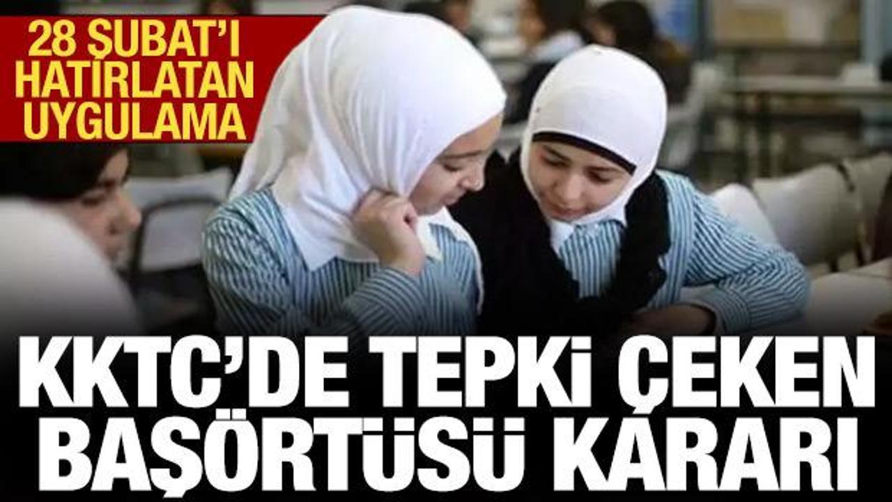 Son dakika... KKTC'de tartışmalı baş&ouml;rt&uuml;s&uuml; kararı: Tepkiler b&uuml;y&uuml;yor