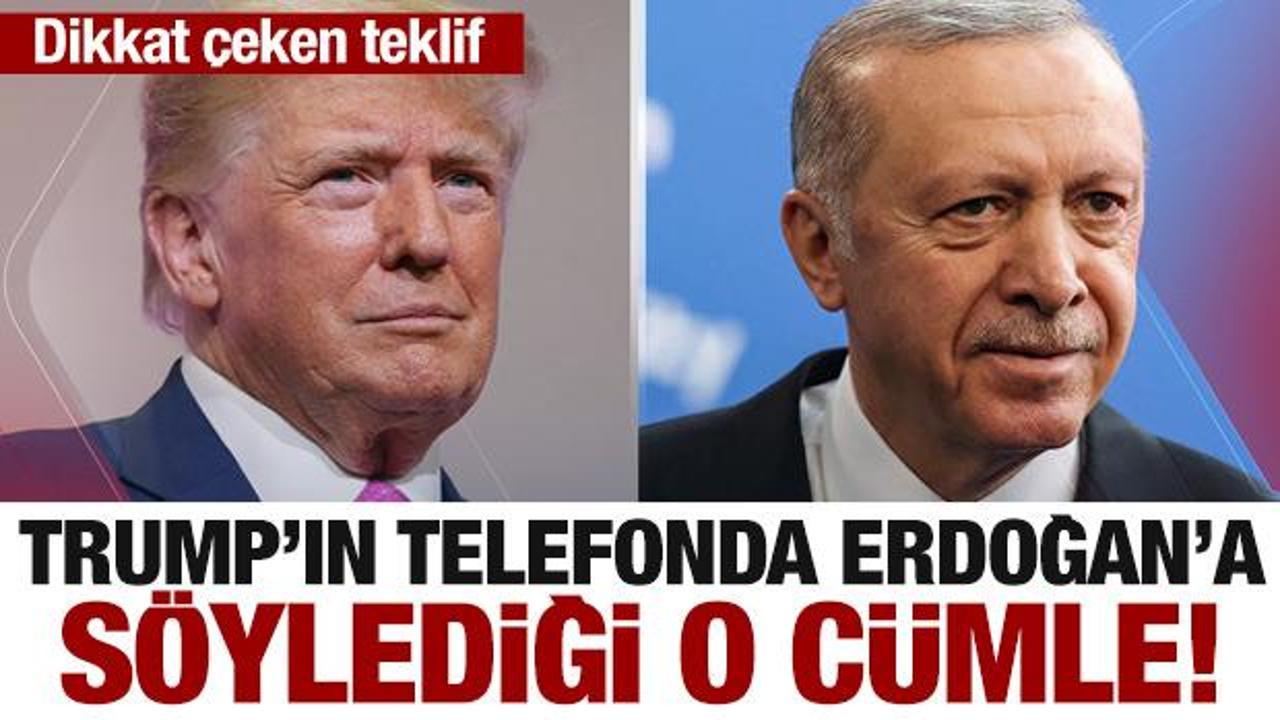 Tarihi g&ouml;r&uuml;şme! Trump'tan Erdoğan'a a&ccedil;ık teklif! Dikkat &ccedil;eken o c&uuml;mle...