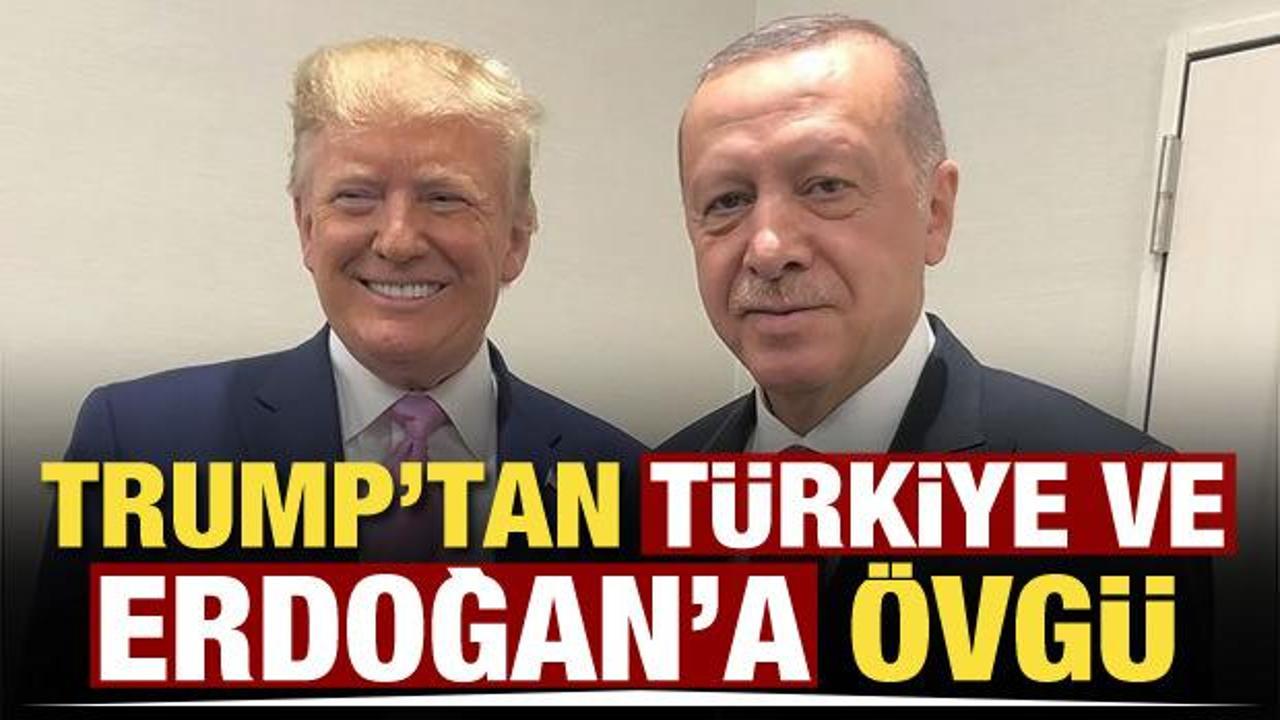 ABD Başkanı Trump'tan Cumhurbaşkanı Erdoğan'a &ouml;vg&uuml;