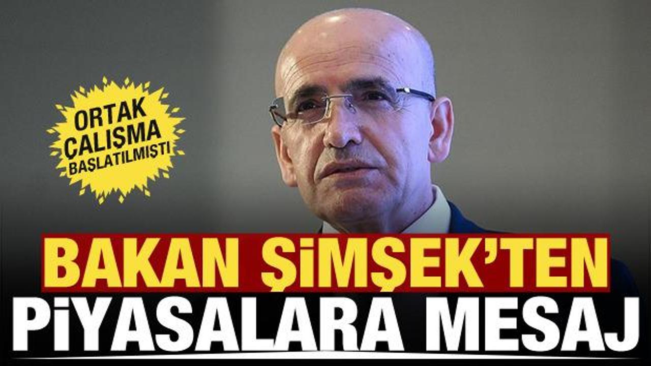Bakan Şimşek'ten piyasalara 'T&uuml;rk lirası' mesajı: Adımlarımıza devam edeceğiz
