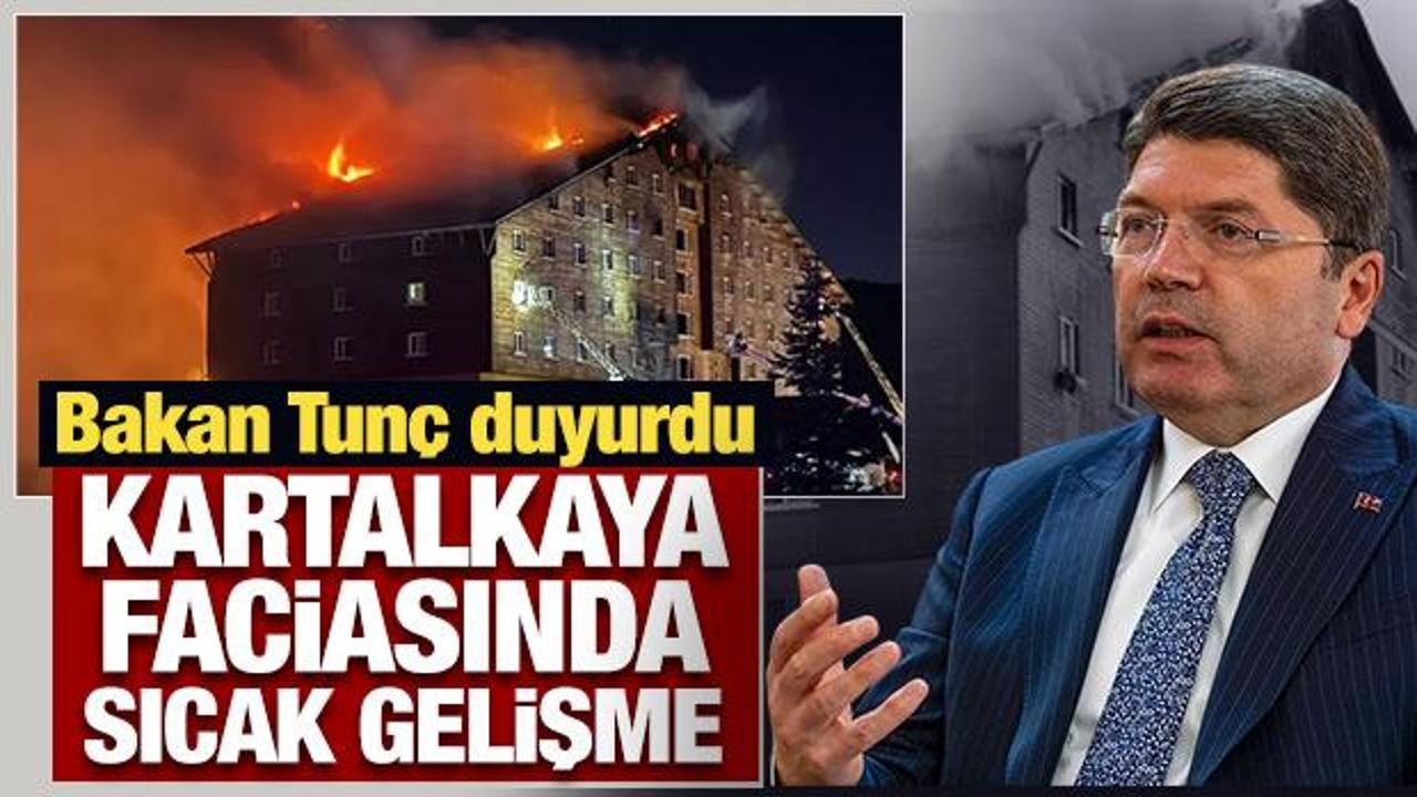 Bakan Tunç duyurdu: Kartalkaya'da 6 tutuklama daha!