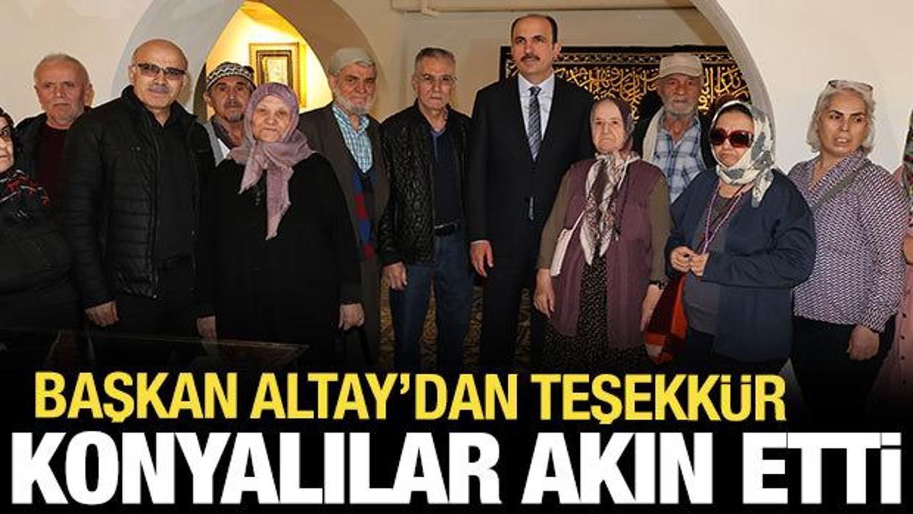 Başkan Altay Mukaddes Emanetler Sergisi&rsquo;ne b&uuml;y&uuml;k ilgi g&ouml;steren Konyalılara teşekk&uuml;r etti