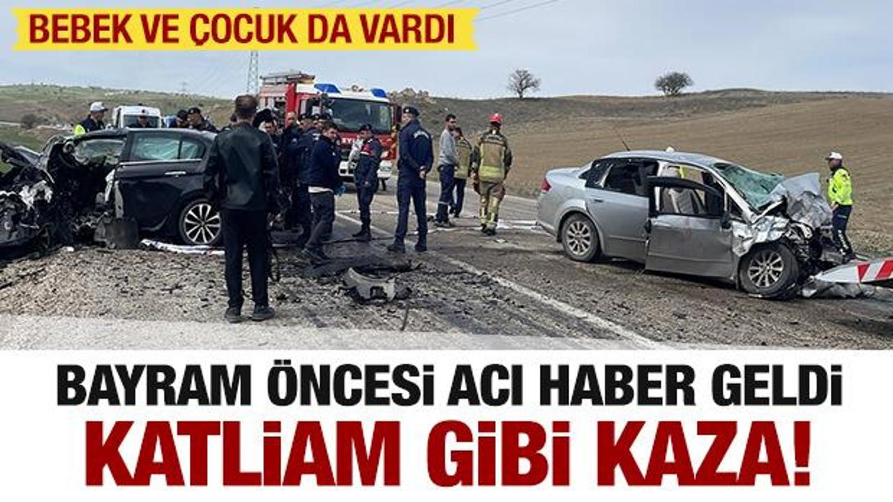 Bayram öncesi katliam gibi kaza: 6 ölü