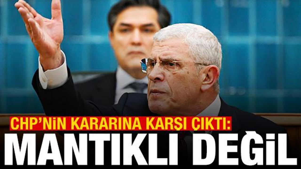 Dervişoğlu: CHP'nin olağan&uuml;st&uuml; kongre kararı mantıklı değil