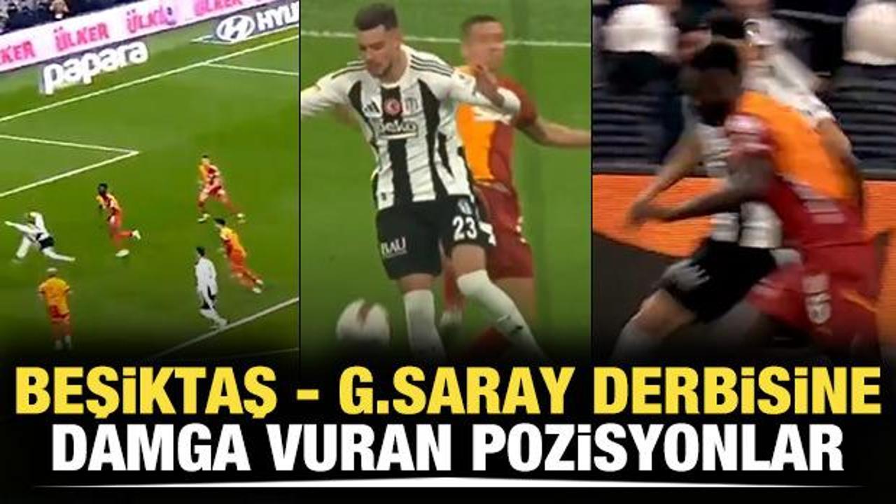 Dolmabah&ccedil;e'deki dev derbiye damga vuran pozisyonlar