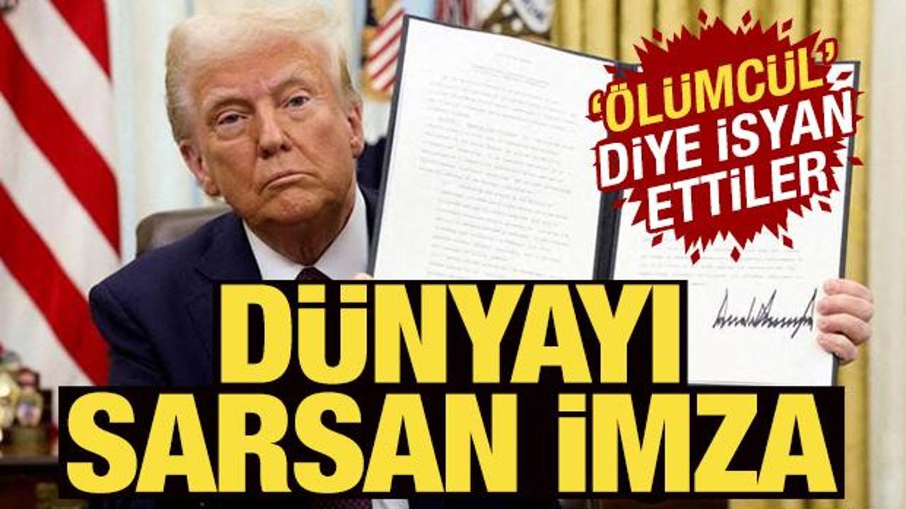 Donald Trump'tan piyasaları sarsan imza! '&Ouml;l&uuml;mc&uuml;l' diye isyan ettiler