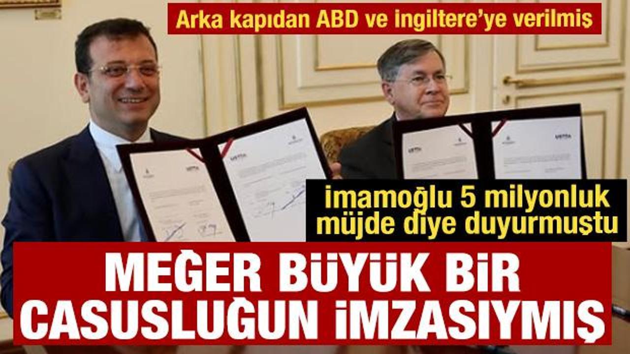 İstanbul'da büyük casusluk iddiası: İmamoğlu'nun müjde dediği projeden büyük skandal çıktı