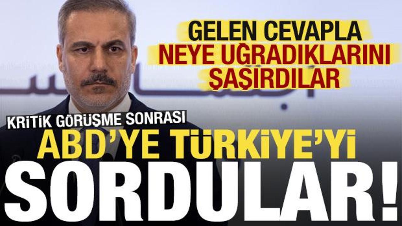 Kritik g&ouml;r&uuml;şme sonrası ABD'ye T&uuml;rkiye'yi sordular, gelen cevap bekledikleri gibi olmadı!