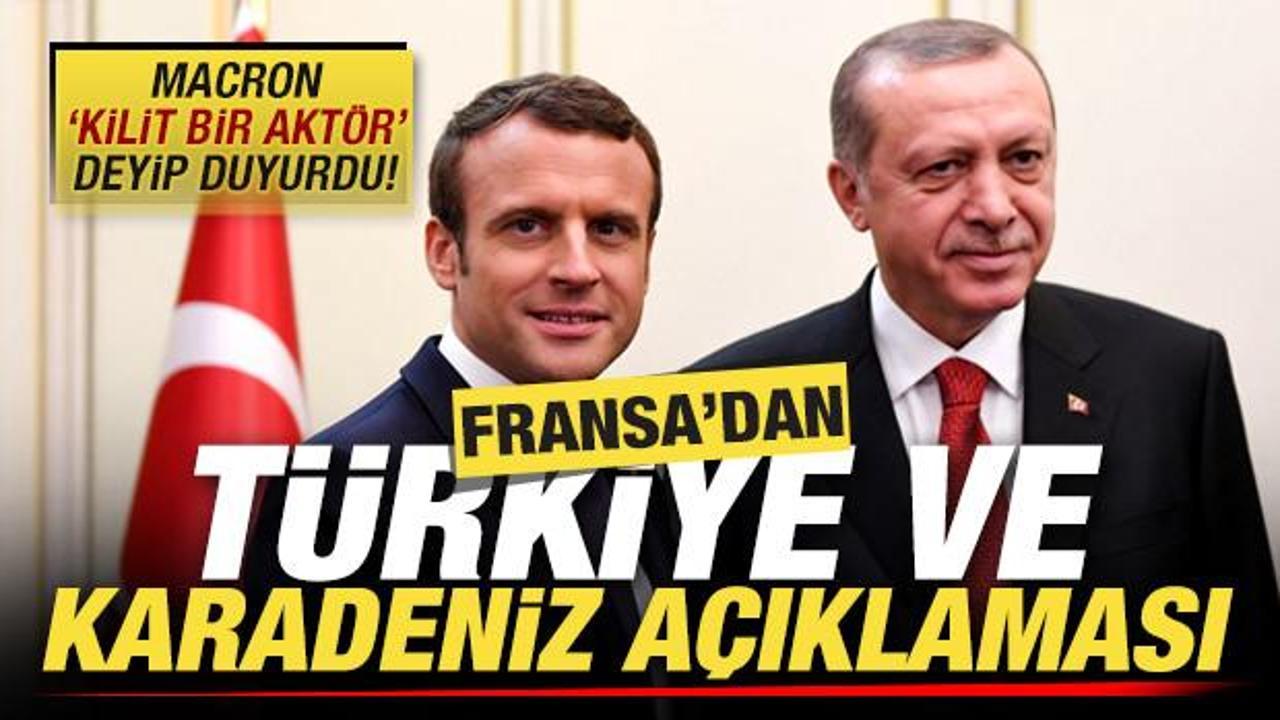 Macron'dan son dakika T&uuml;rkiye ve Karadeniz a&ccedil;ıklaması! 'Kilit bir akt&ouml;r' deyip duyurdu