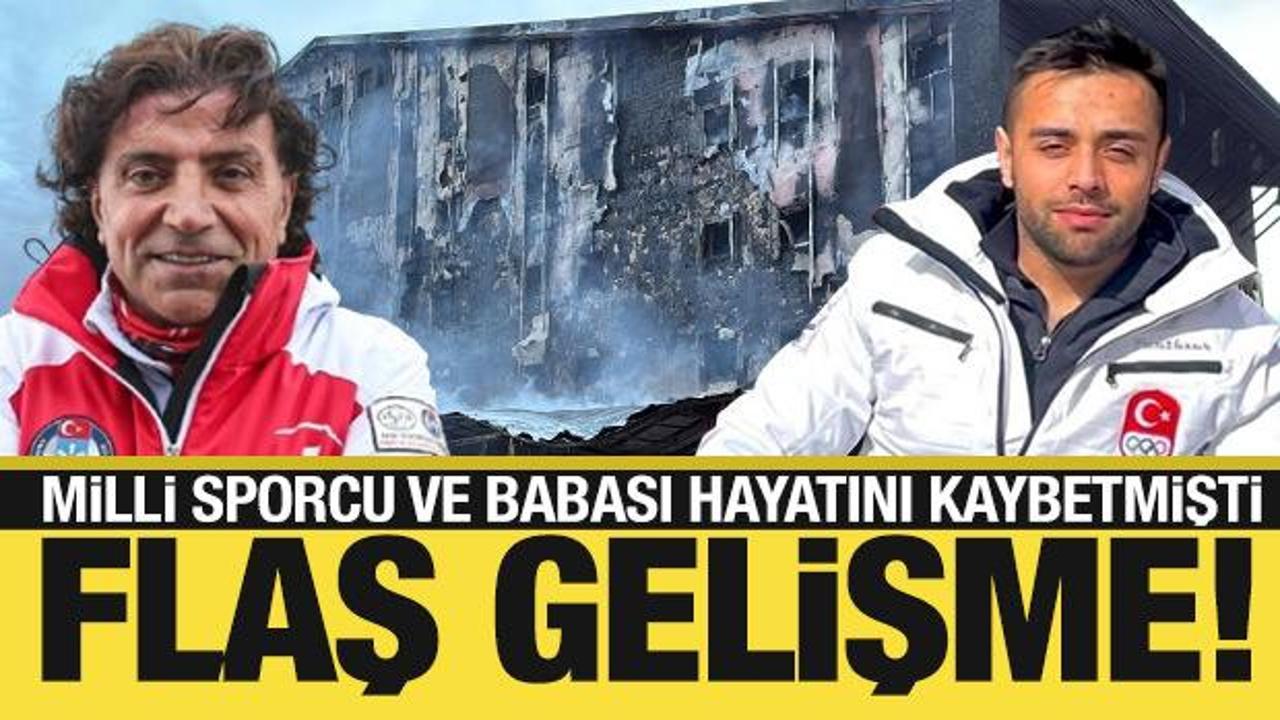 Uludağ'daki otel yangınında şampiyon sporcu ve babası ölmüştü: Flaş gelişme!