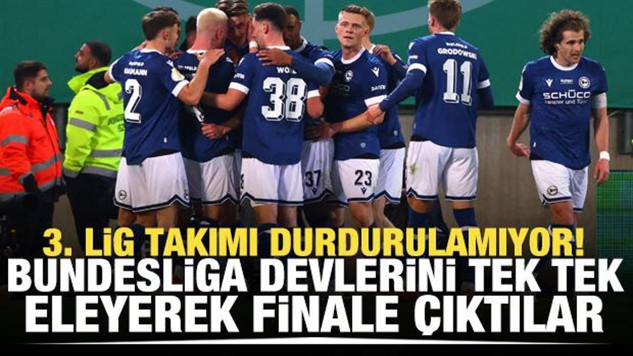 3. Lig takımı durdurulamıyor! Bundesliga devlerini tek tek eleyerek finale &ccedil;ıktılar