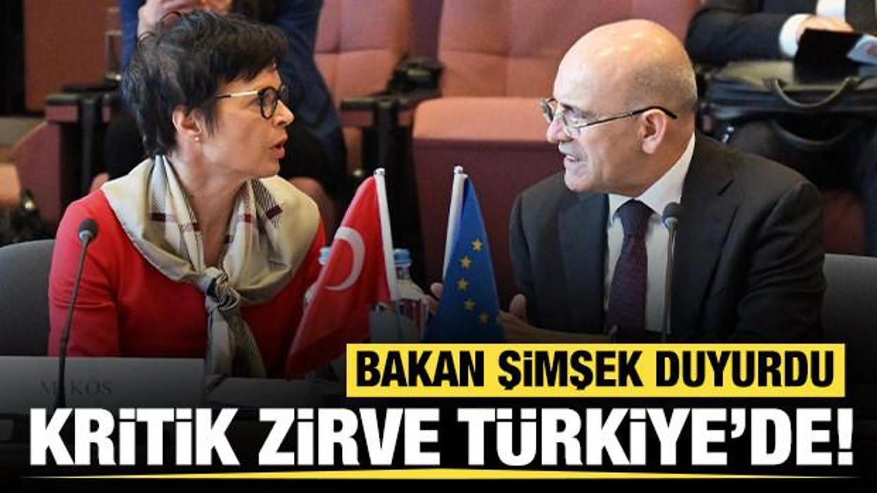 Bakan Şimşek duyurdu: T&uuml;rkiye ile AB arasında kritik zirve!