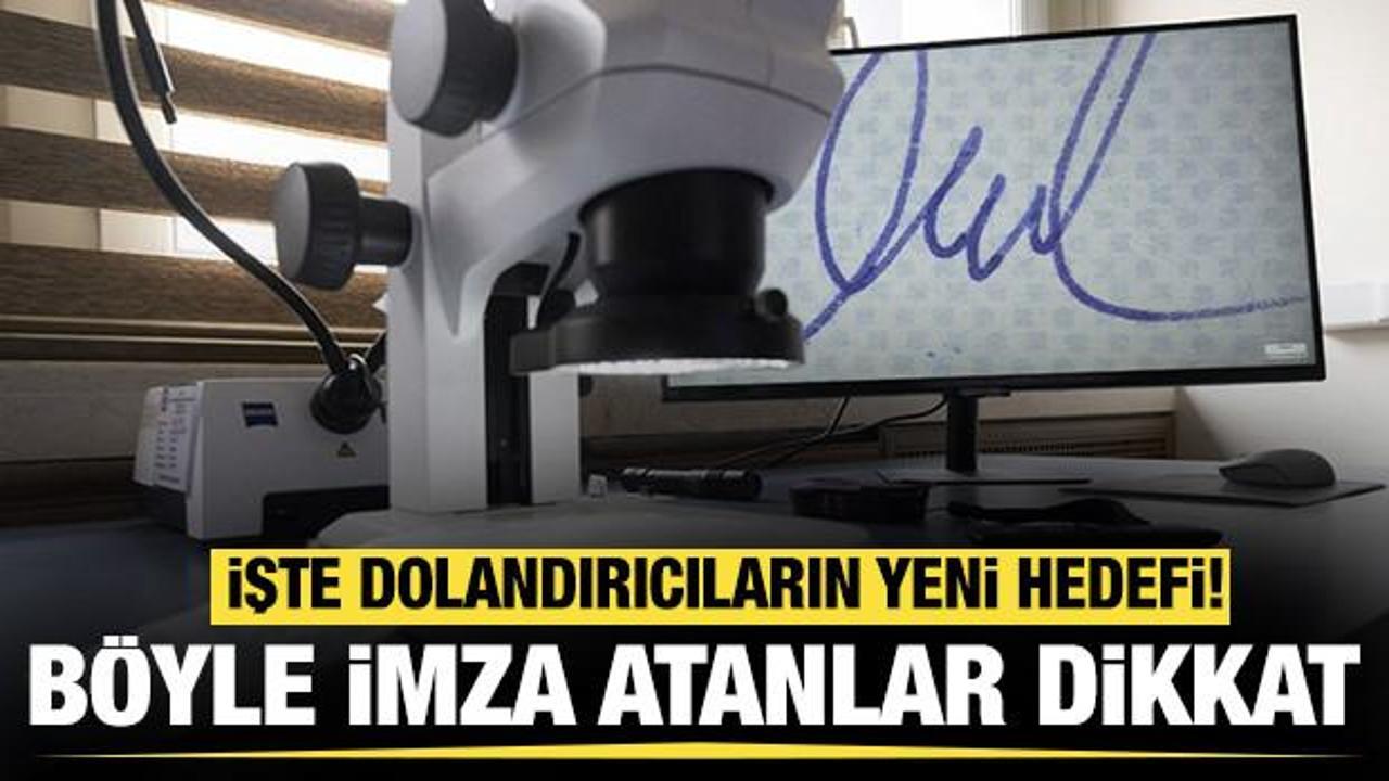 B&ouml;yle imza atanlar dikkat: Dolandırıcıların hedefinde siz varsınız!
