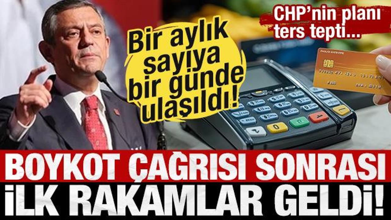CHP'nin boykot çağrısı ters tepti! 2 Nisan'da kartlı alışveriş tutarı Mart ayını geçti!