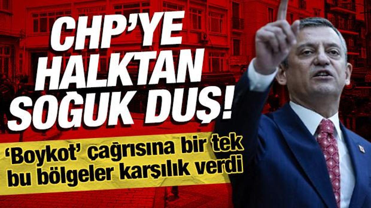 CHP'nin 'boykot' çağrısına sadece kendi mahalleleri uydu!