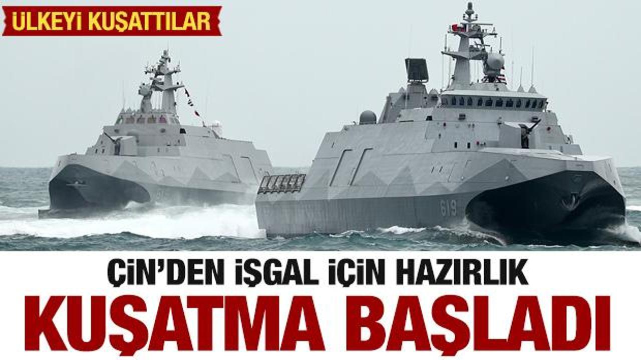 Çin ülkeyi kuşattı! İşgal an meselesi...Gerilim tırmanıyor