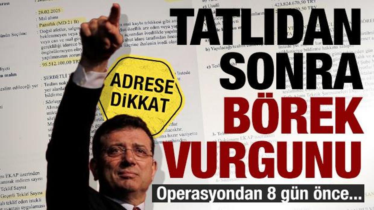 İBB'nin tatlısı Muş'taki bakkaldan, hamuru Hakkari'den!