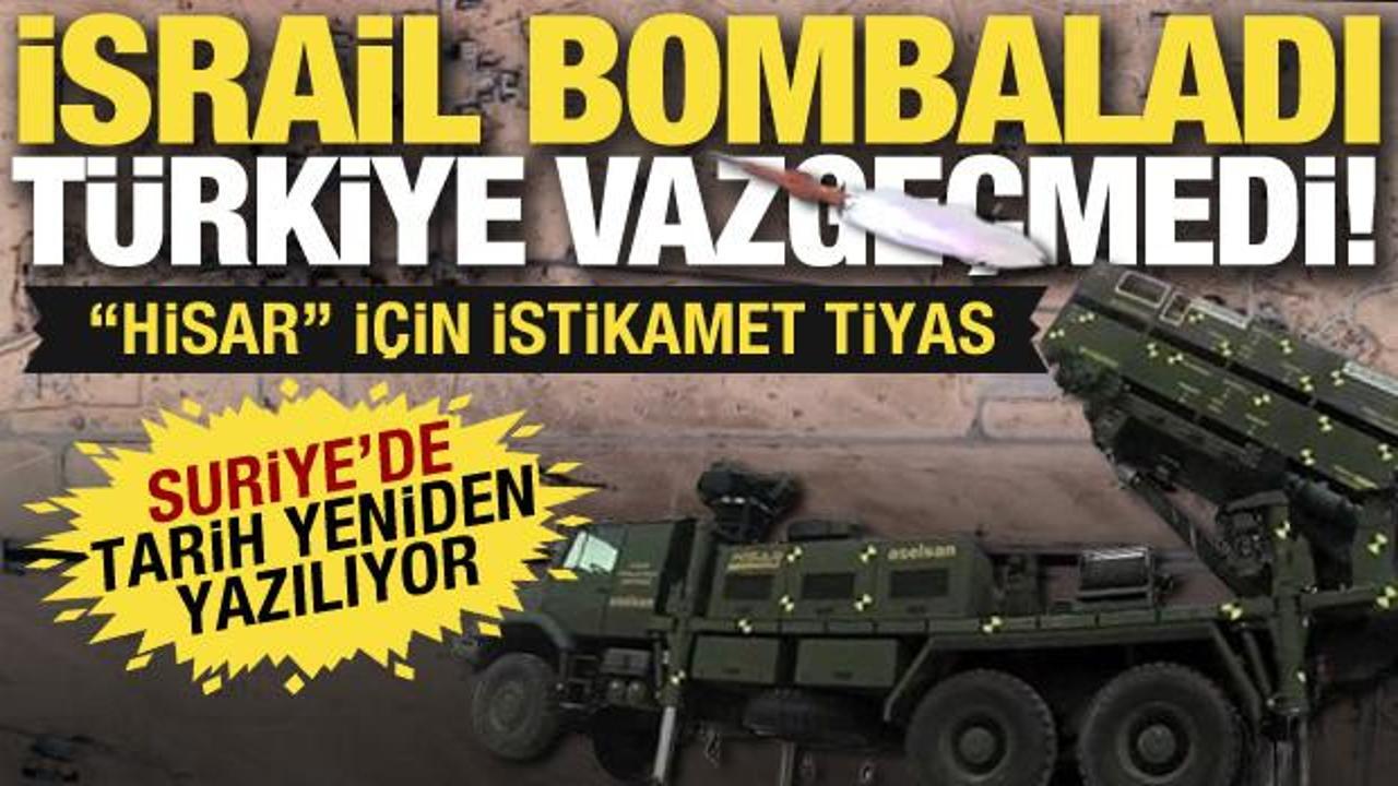 İsrail bombaladı T&uuml;rkiye vazge&ccedil;medi! T4 Hava &Uuml;ss&uuml;ne "HİSAR" konuşlandırılıyor