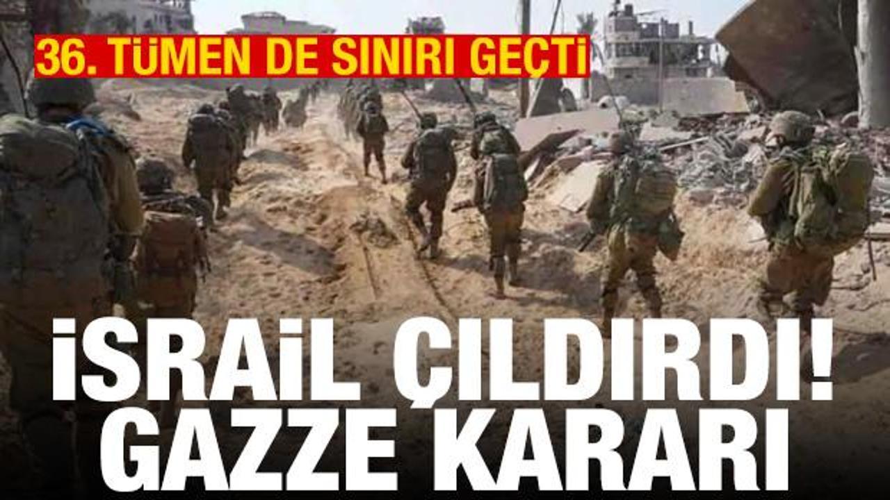 İsrail'den "Gazze'ye saldırıları genişletme "kararı