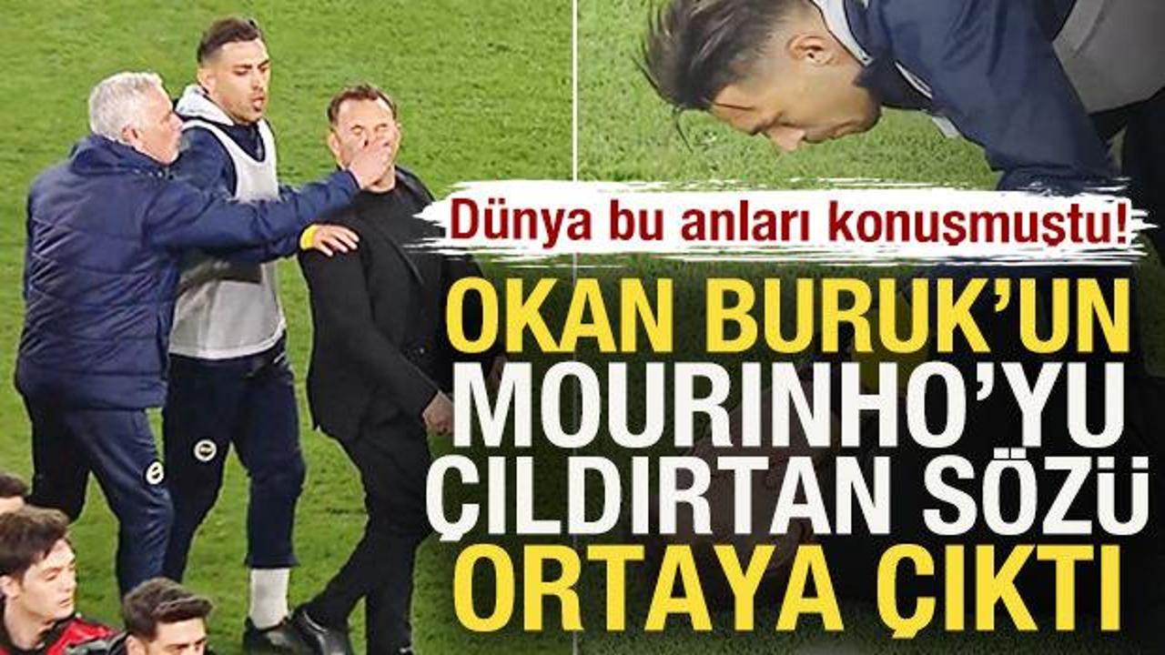 Okan Buruk'un Mourinho'yu &ccedil;ıldırtan s&ouml;z&uuml; ortaya &ccedil;ıktı