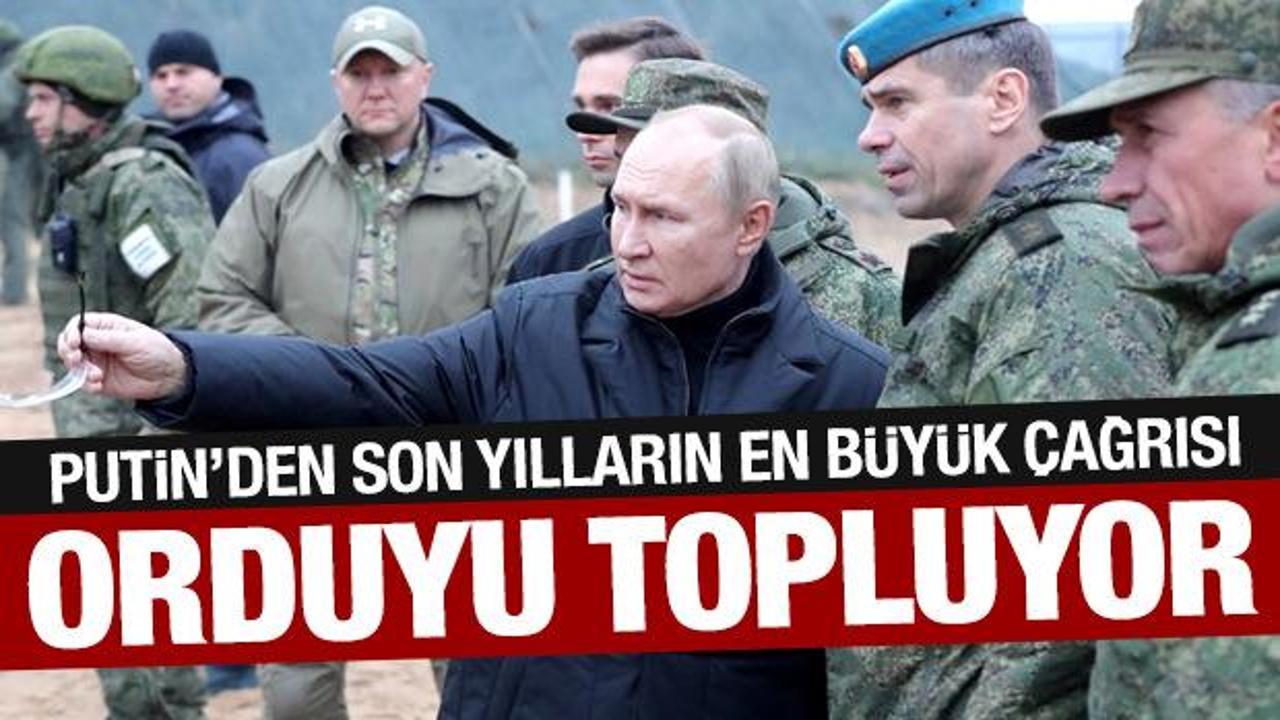 Putin orduyu topluyor! Son yılların en b&uuml;y&uuml;k &ccedil;ağrısı