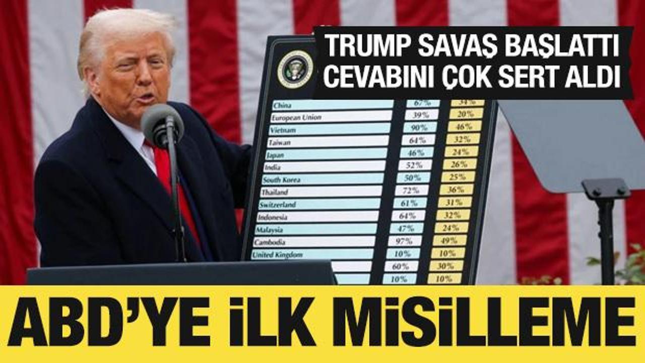 Trump ticaret savaşı başlattı: İlk misilleme &Ccedil;in'den geldi