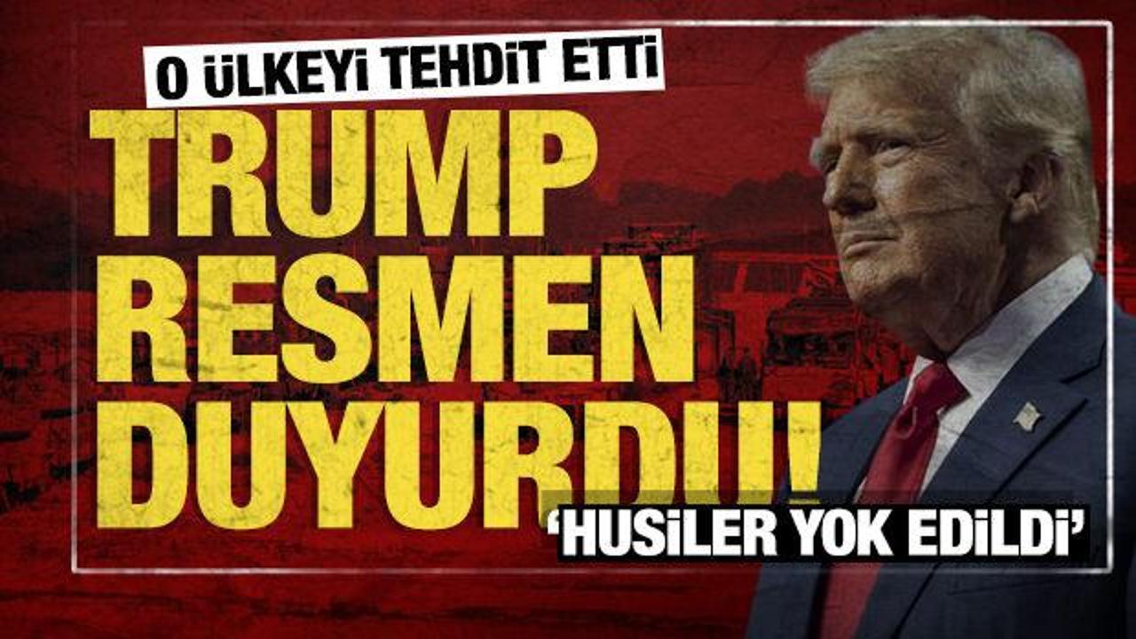 Trump'tan flaş açıklama: Husiler yok edildi, liderleri artık bizimle değil