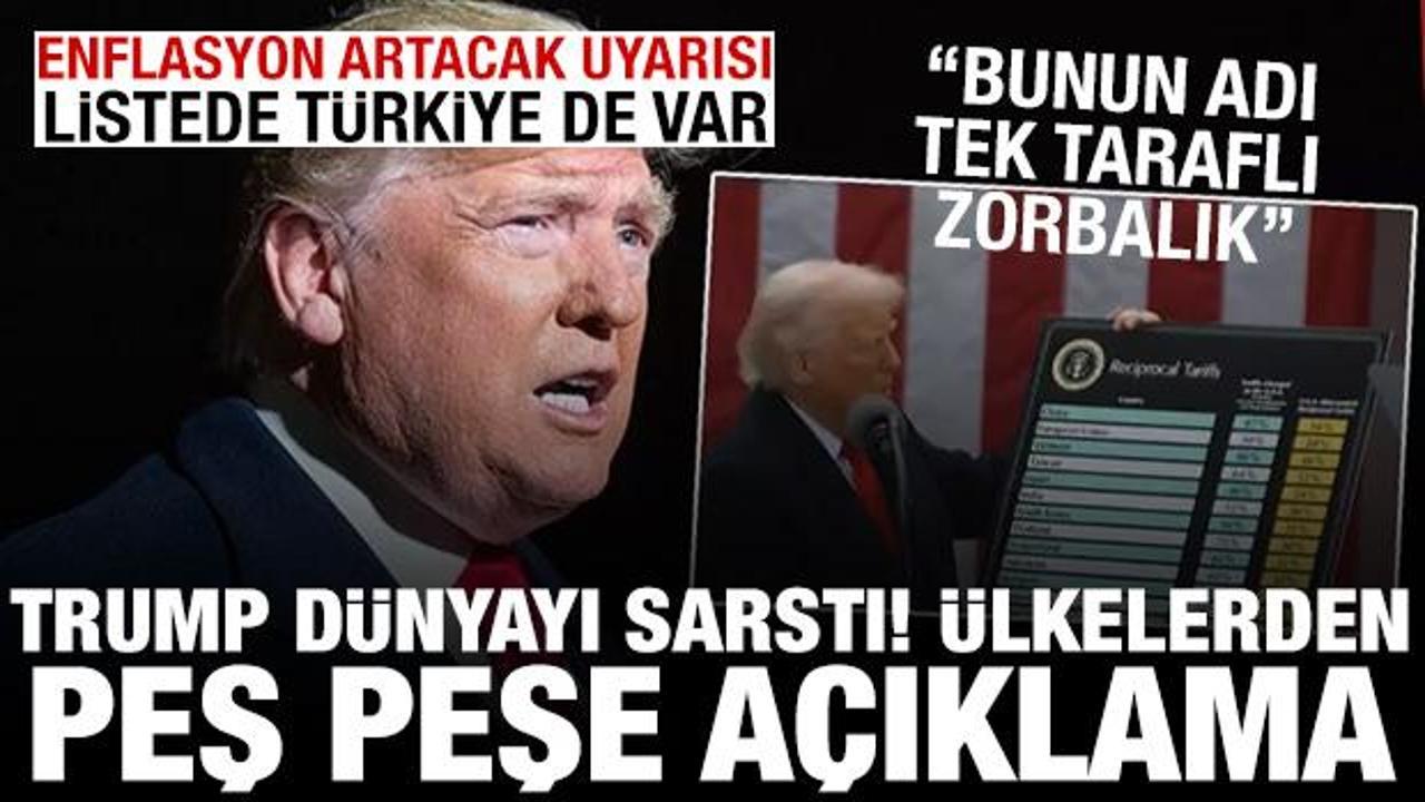 Trump'tan tüm dünyaya vergi! Ülkelerden tepki! Enflasyon artacak uyarısı