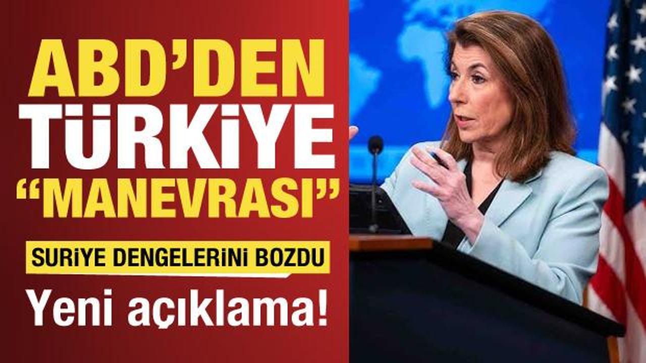 ABD'den Türkiye hakkında bir açıklama daha! Suriye manevrası...