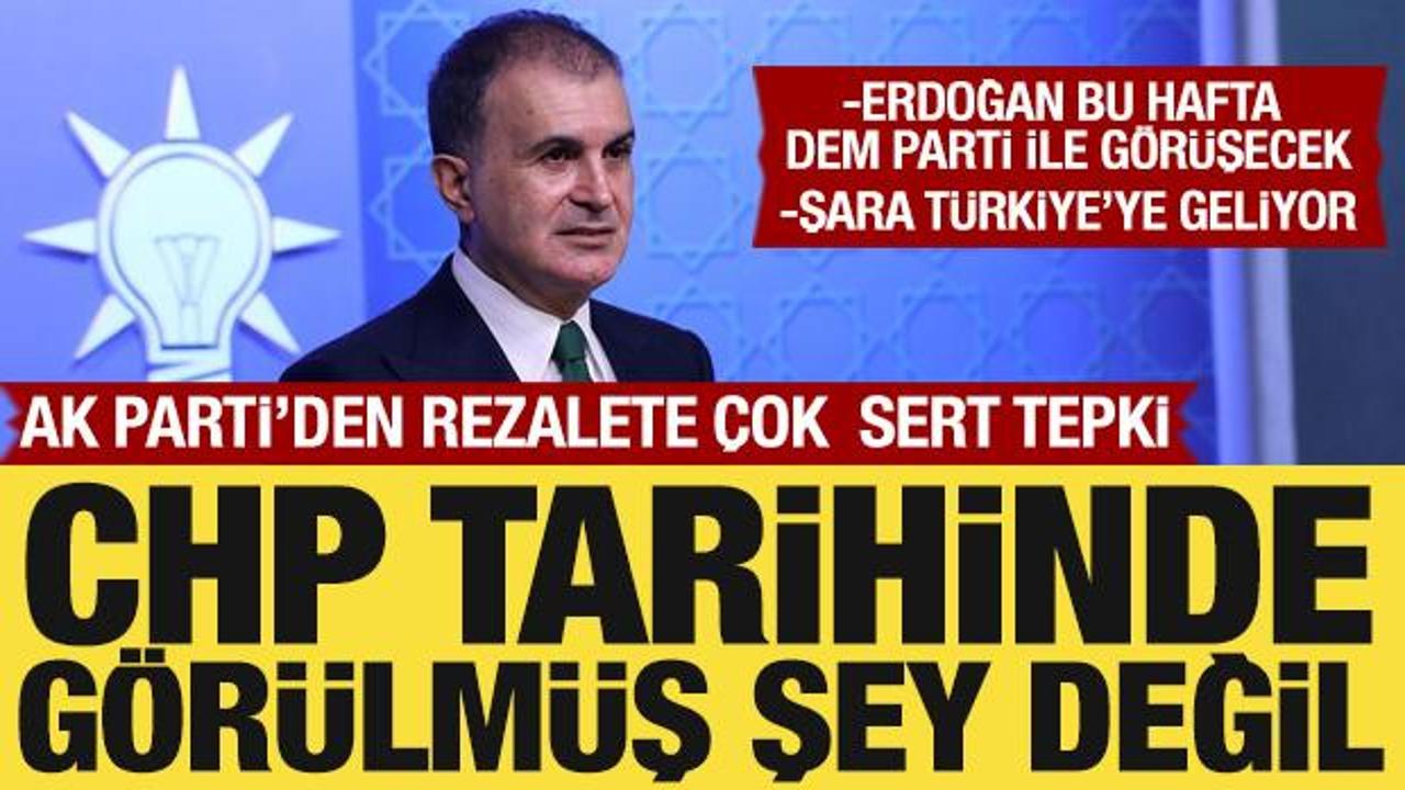 AK Parti Sözcüsü Çelik'ten Özel'e sert tepki: CHP tarihinde görülmüş şey değil!
