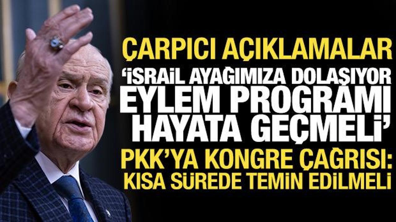Bahçeli'den çağrı: PKK kongreyi toplayıp örgütü feshetmeli