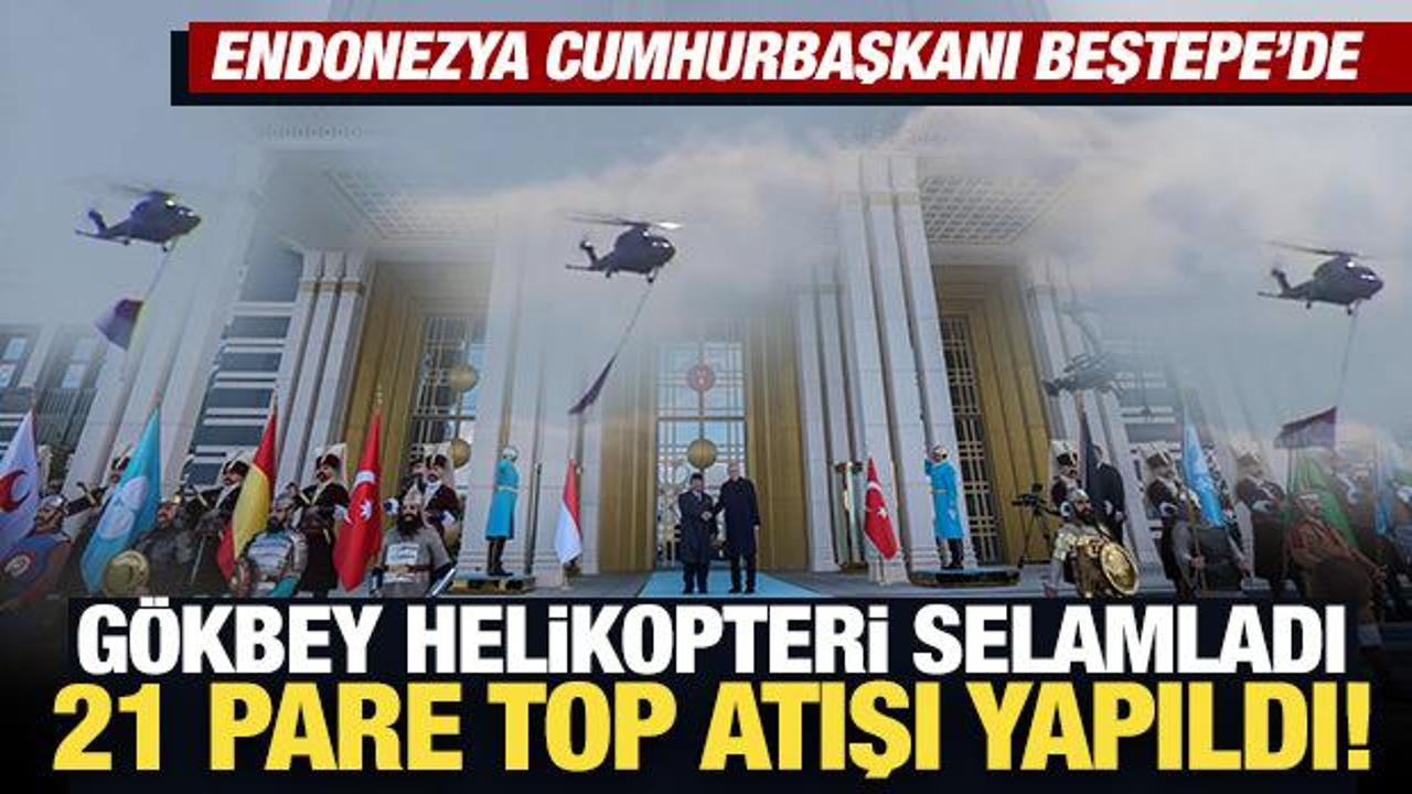 Endonezya Cumhurbaşkanı Beştepe'de