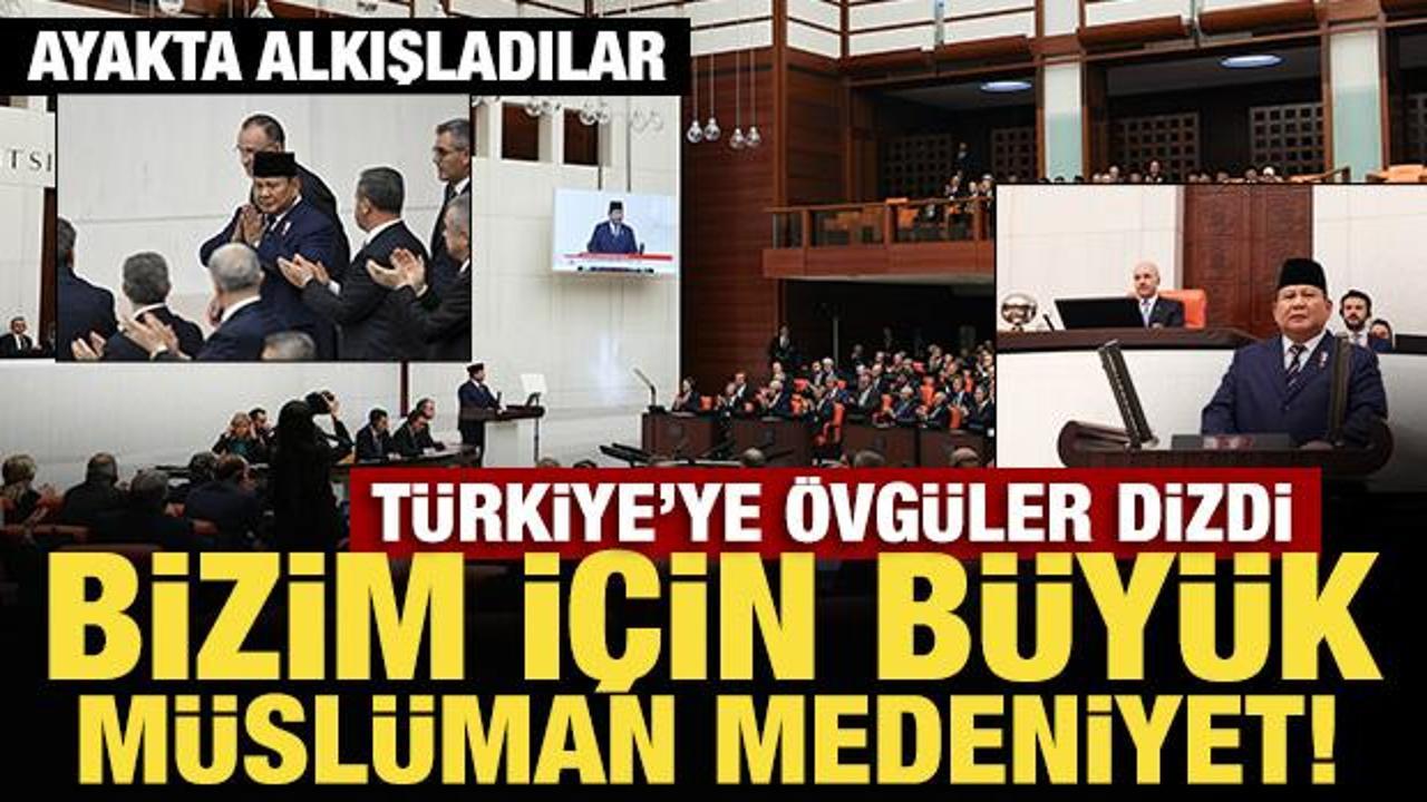 Endonezya Cumhurbaşkanı TBMM'de: Türkiye en büyük Müslüman medeniyettir
