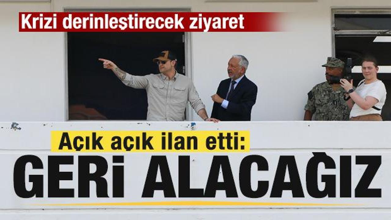 Gerilimi y&uuml;kseltecek ziyaret! ABD a&ccedil;ık a&ccedil;ık ilan etti: Geri alacağız