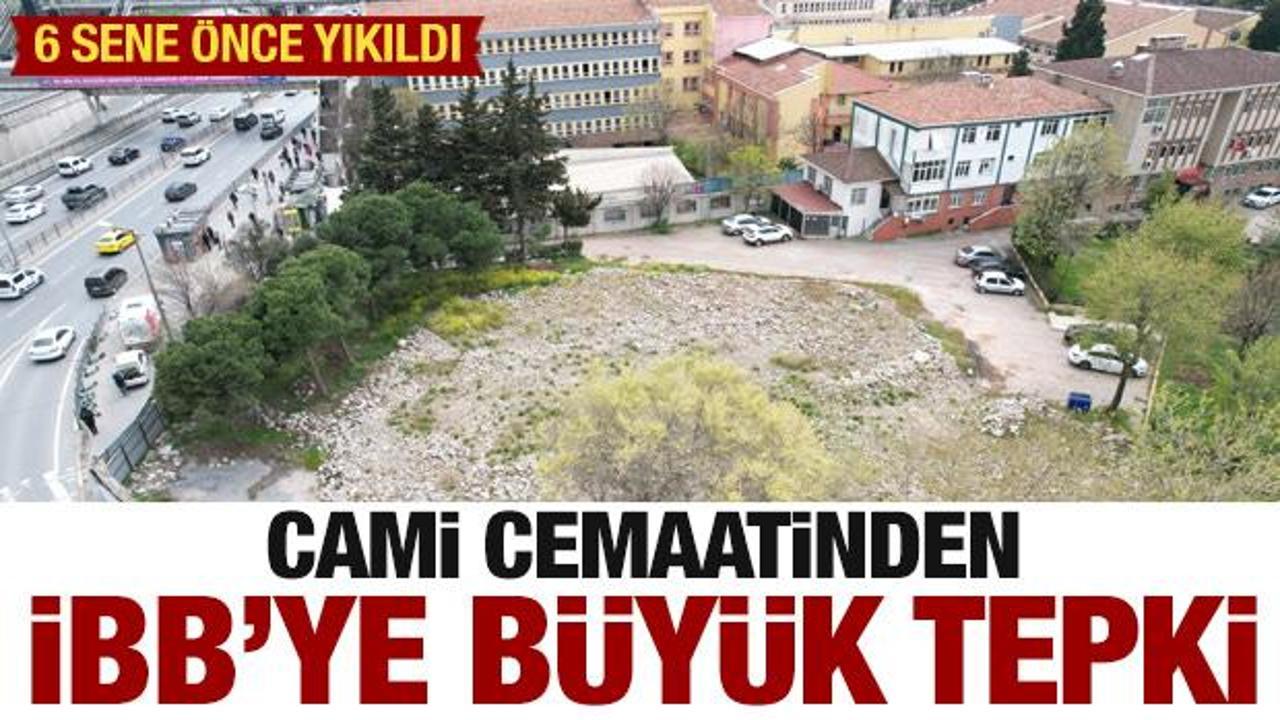 İmamoğlu camiyi yıktırmıştı! İBB yıllardır çivi çakmadı