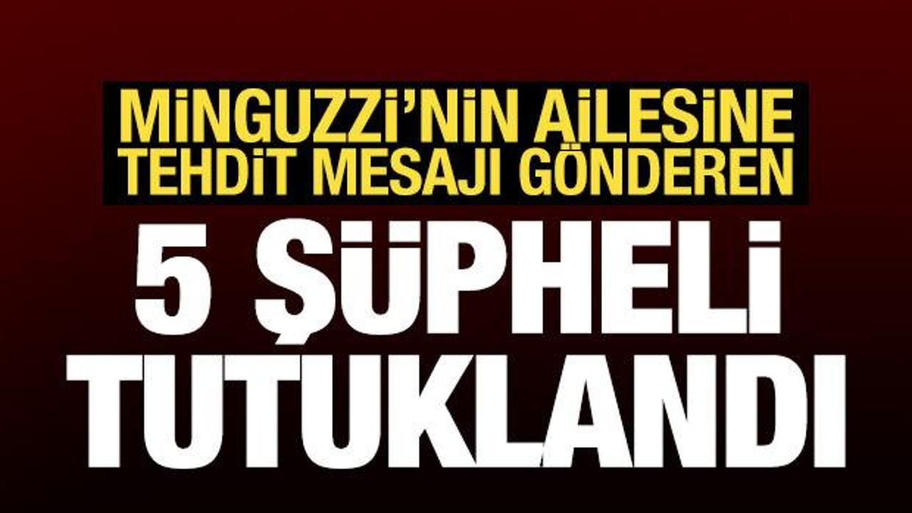 Minguzzi ailesine yönelik yeni tehdit mesajları ortaya çıktı! 5 şüpheliye tutuklama