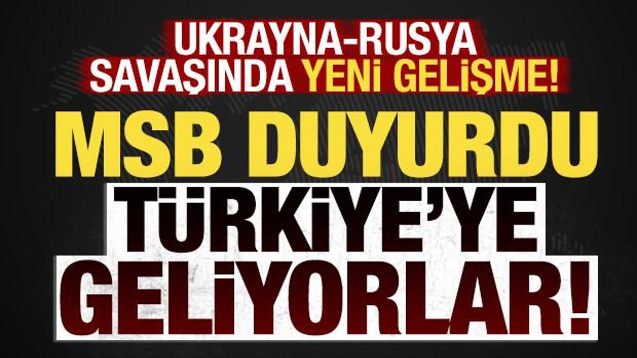MSB duyurdu: Türkiye'de Karadeniz'in güvenliğine ilişkin toplantı yapılacak