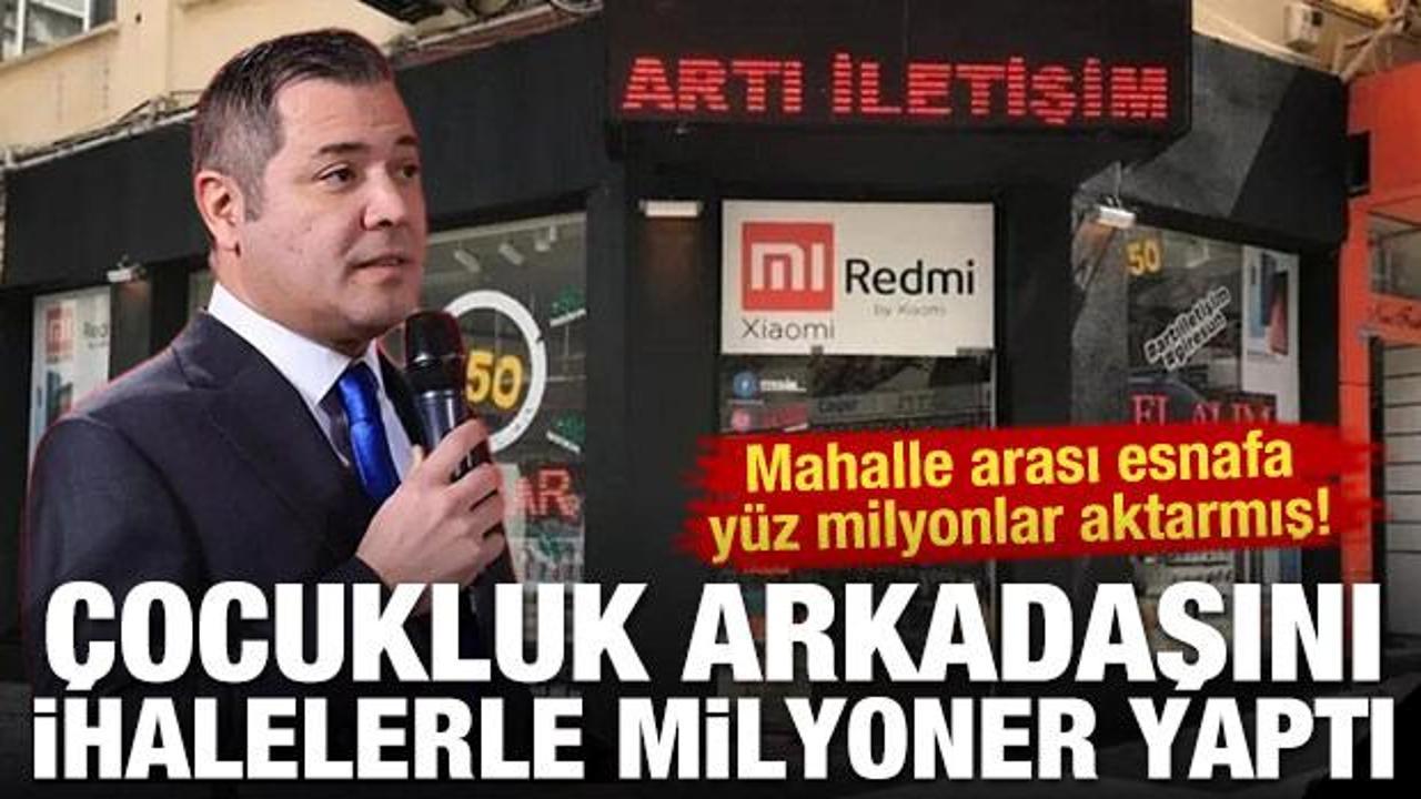 Murat Ongun'dan mahalle arası esnaf arkadaşına yüz milyonlarca liralık ihale!
