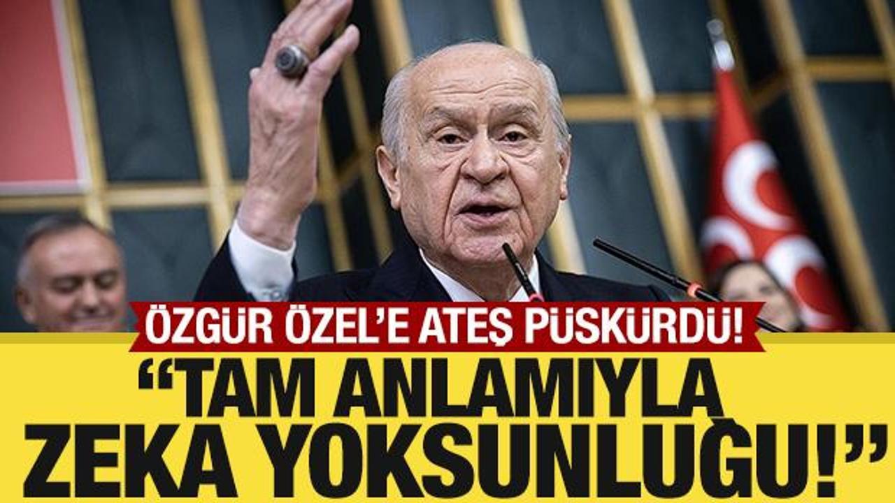 Son dakika: Bahçeli'den Özgür Özel'e 'Cunta' tepkisi! Tam anlamıyla zeka yoksunluğu