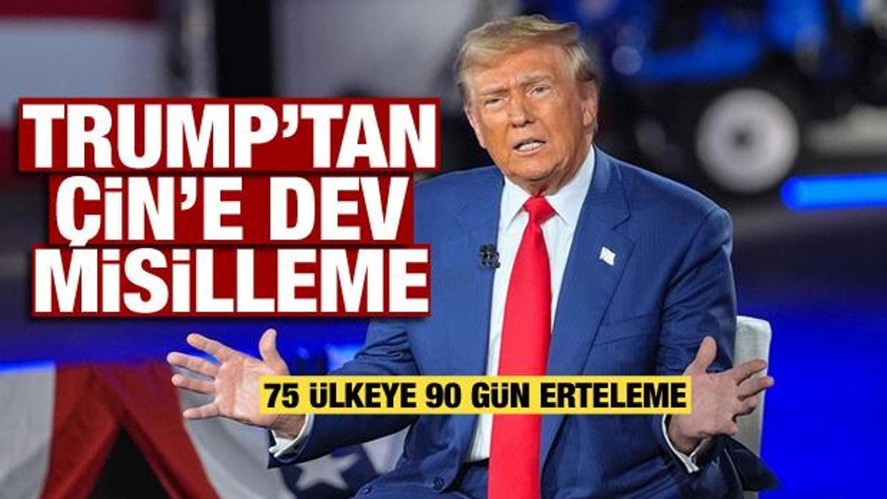 Trump, &Ccedil;in'e uygulanacak vergiyi y&uuml;zde 125'e &ccedil;ıkardı