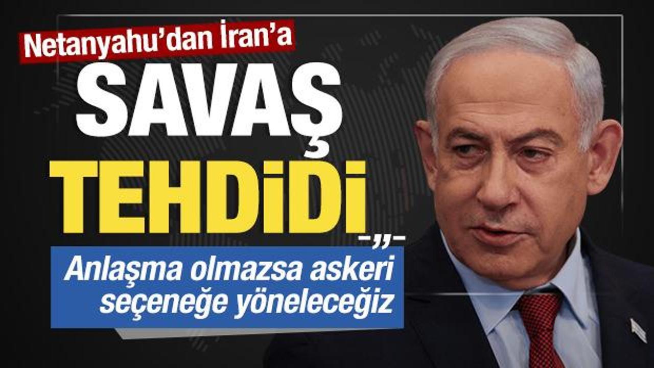 Trump ile g&ouml;r&uuml;şen Netanyahu'dan İran'a tehdit: Askeri se&ccedil;enek masada!