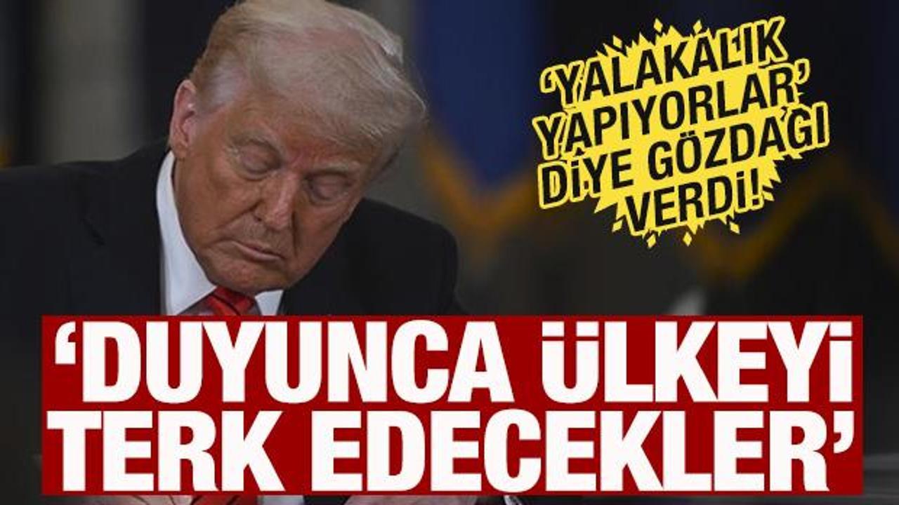 Trump yeni hedefini açıkladı! 'Duyunca Çin'i terk edecekler'