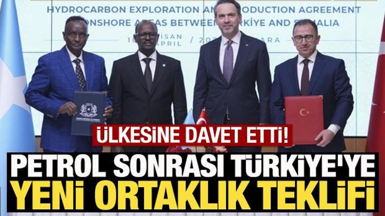 T&uuml;rkiye, Somali'de petrol ve gaz arayacak! Yeni ortaklık teklifi geldi