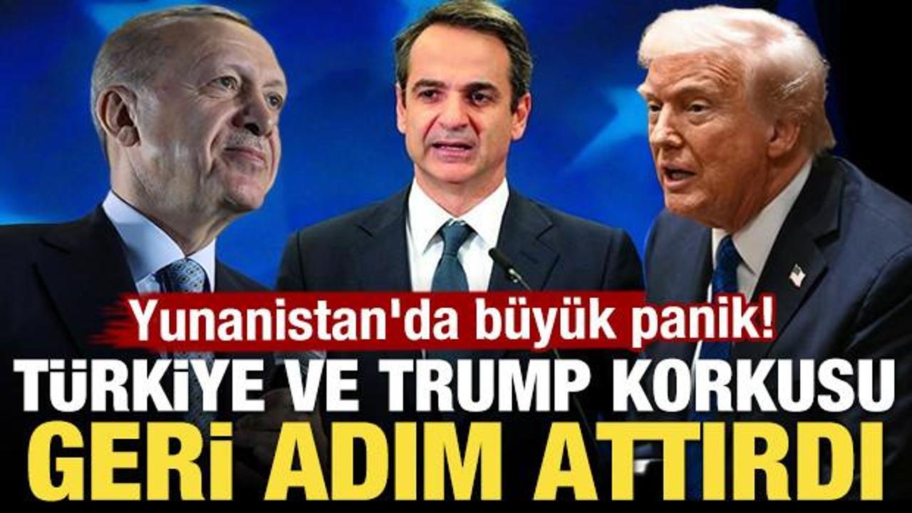 Yunanistan'da b&uuml;y&uuml;k panik! T&uuml;rkiye ve Trump korkusu geri adım attırdı