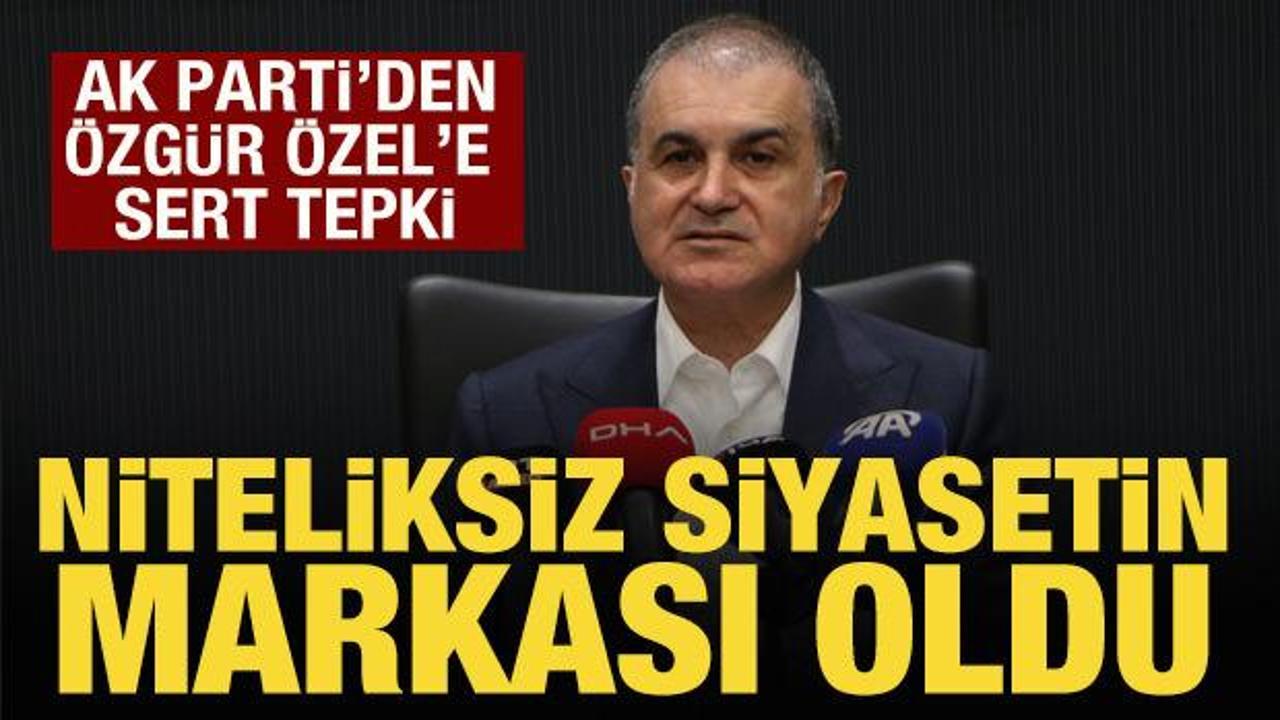 AK Parti'den &Ouml;zg&uuml;r &Ouml;zel'e sert tepki